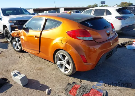 2012 Hyundai Veloster Base W/Black from USA, damaged, VIN KMHTC6AD9CU026629